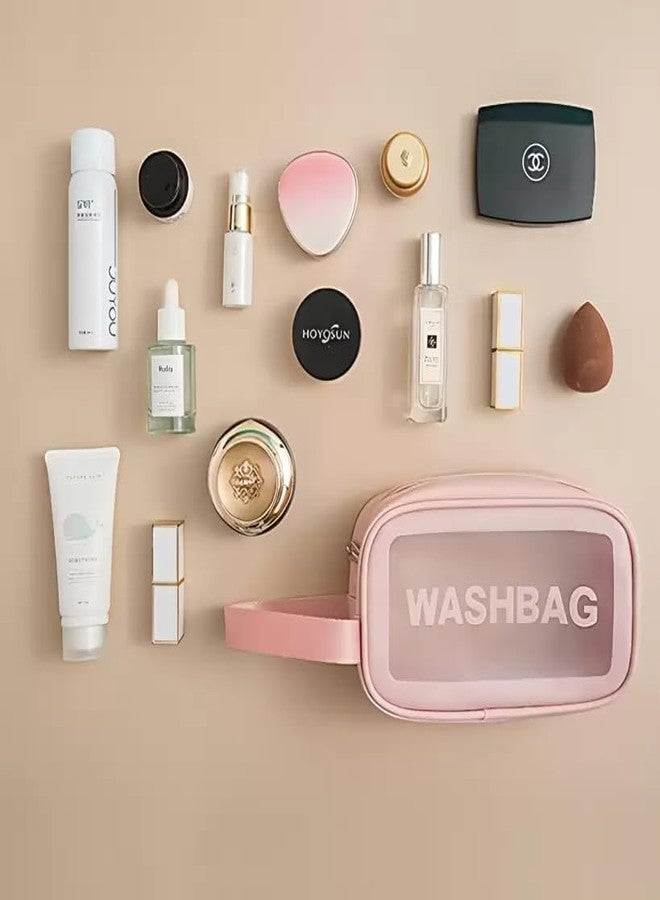 Divshana Travel Washbag - Small Size | Transparent Toiletry Organizer | Waterproof Cosmetic & Makeup Storage Pouch for Men & Women - Image 2