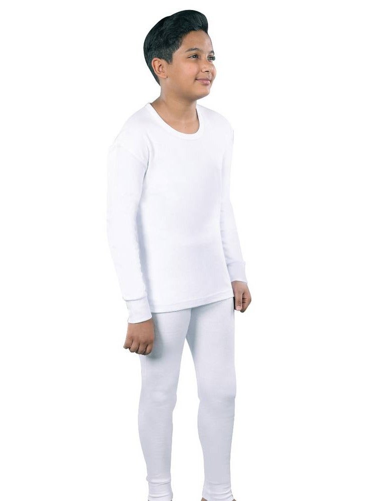 درويش قطن طقم بيجامة فرو ولادي و شبابي – دفء ناعم وأناقة شتوية لا تُقاوم - Image 3