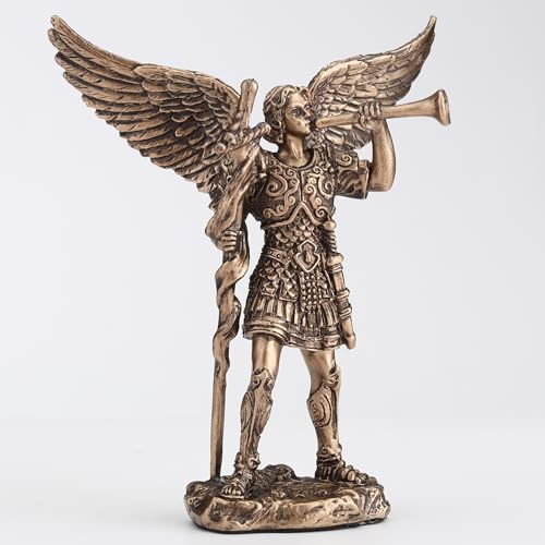 Unicorn Studio Veronese Design 3 1/2 Inch Archangel Gabriel Miniature Resin Figurine - Image 2