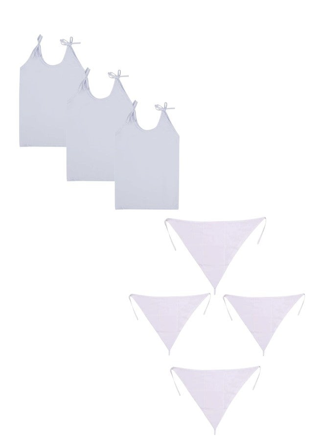 Tinnie Frenzy Cotton Jabla's Baby Nappies and Muslin Cloths, Pack of 6 and 12, 0-6 Months, White (white cotton jabla and triangle shape nappy, 6) - Image 1
