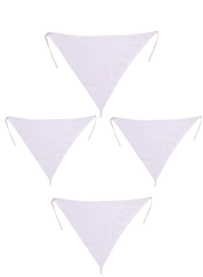 Tinnie Frenzy Cotton Jabla's Baby Nappies and Muslin Cloths, Pack of 6 and 12, 0-6 Months, White (white cotton jabla and triangle shape nappy, 6) - Image 4