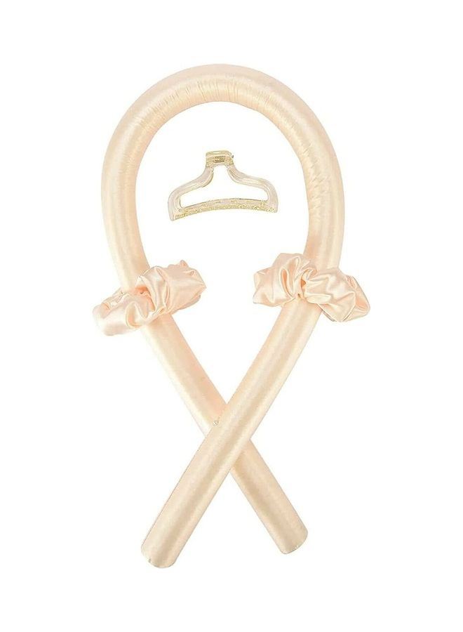 NIBEMINENT Heatless Hair Curlers For Long Beige 100cm - Image 1