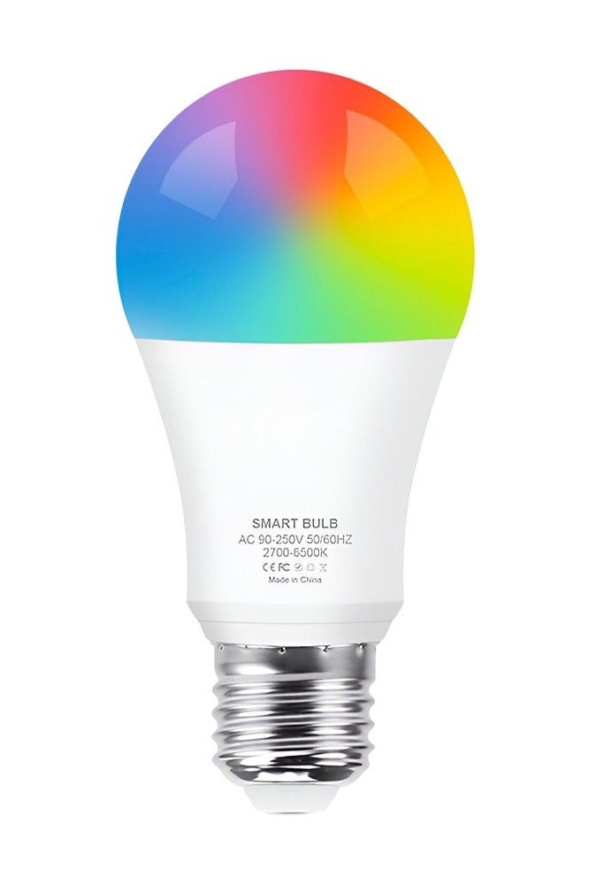 تويا لمبة ذكية – لمبة LED ألوان RGBCW بتقنية WiFi مع تحكم صوتي ، 5 أوضاع إضاءة، تعمل مع تطبيق Smart Life - Image 1