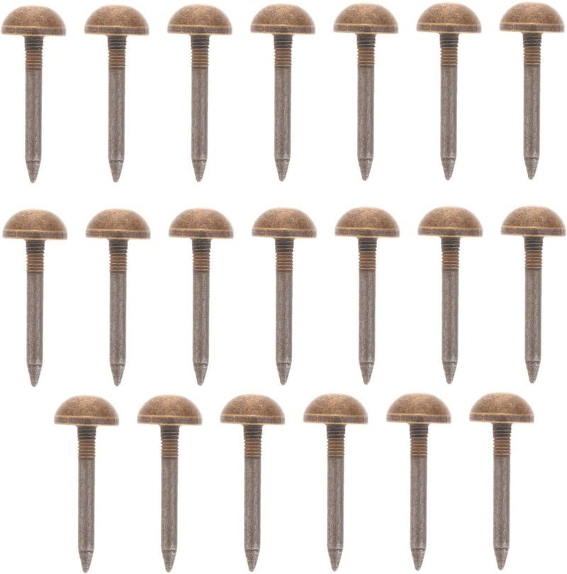Hemobllo 20pcs Upholstery Tacks Decorative Furniture Nails for Sofa and Projects Antique Style for Furniture Decor - Image 1