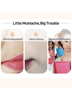 JoyPretty 60s Upper Lip Hair Removal Cream, Hair Removal Cream For Upper Lip Face And Chin Fast And Gentle With 30X Delay Hair Growth Moisturizing Hair Removal With Almond Oil And Aloe Vera Extract 20g  - Image 3