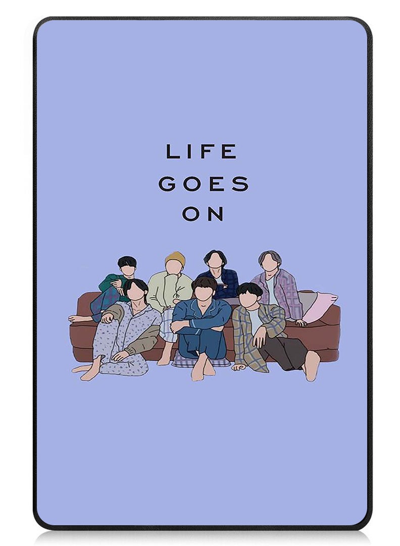 Theodor Protective Flip Case For Xiaomi Redmi Pad Pro (2024) With Trifold Stand Auto Wake Sleep Shockproof Cover Life goes on - Image 1