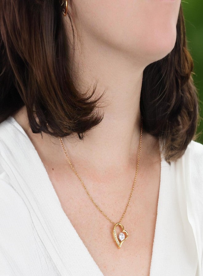 LUXUS™ Love Heart Necklace for My Queen - 18K Gold Finish, Inspirational Jewelry for Wife or Girlfriend, Empowering Message Pendant, Thoughtful Gift for Her (Luxury Gift Box) - Image 3