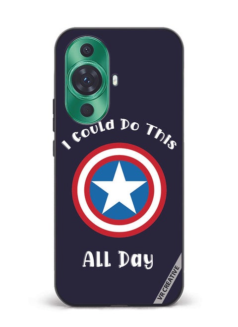 Protective Case Cover For Huawei nova 11 Ultra Captain American Design Multicolour