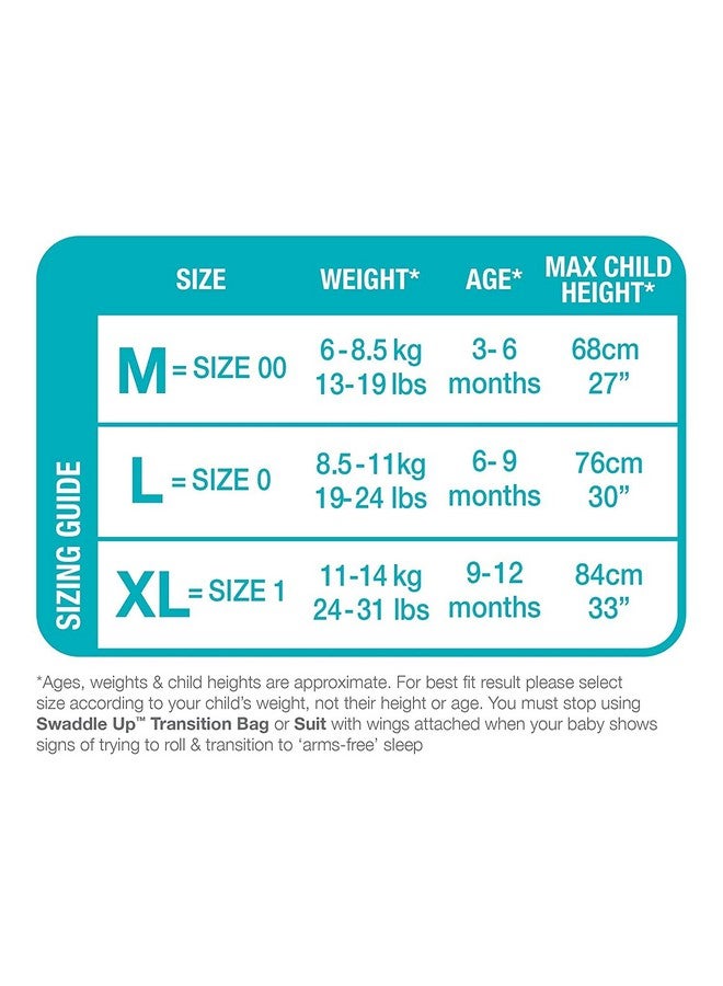 Love to Dream Transition Bag Organic 1.0 TOG, Cream, Medium, 13-19 lbs., Patented Zip-Off Wings, Gently Help Baby Safely Transition from Being swaddled to arms Free Before Rolling Over - Image 3