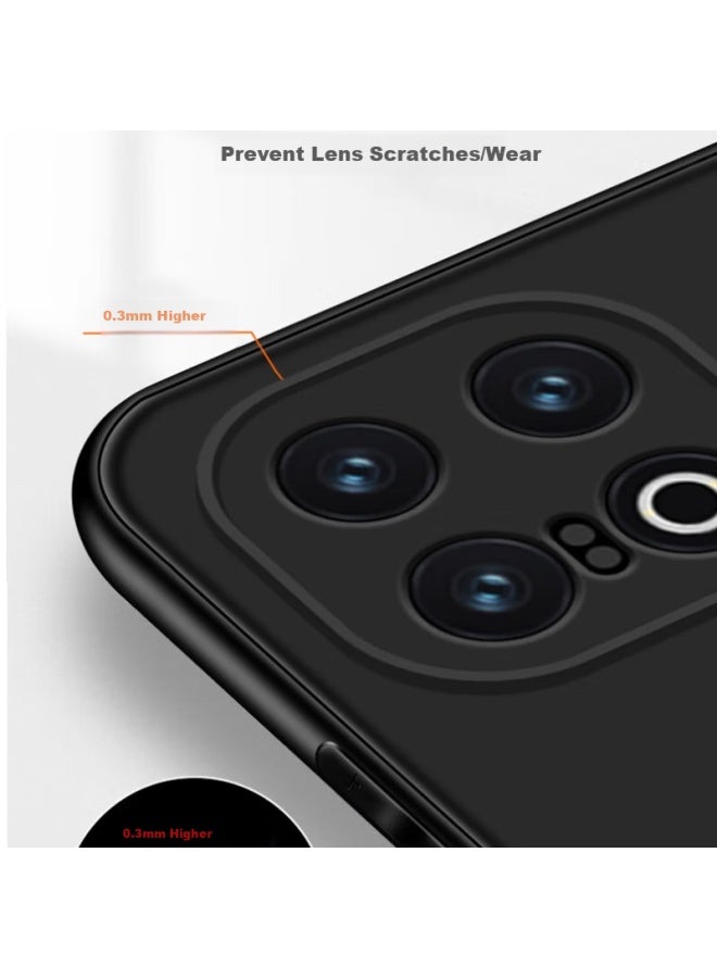 Maikuqi Phone Case For Vivo Iqoo 13, Full Coverage Frosted Soft Shell Anti-drop Protective Cover - Matte Black - Image 3