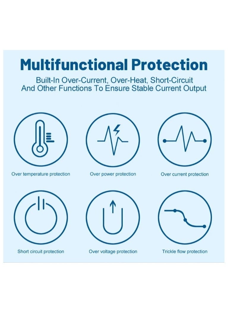 65W GaN Fast Charger – Dual-Port USB-C & USB-A Power Adapter Wall Plug – Compact PD Charging Block for Steam Deck, iPhone, iPad, OnePlus, Huawei, Lenovo, HP, Asus, Acer, Xiaomi, Samsung & More - Image 2