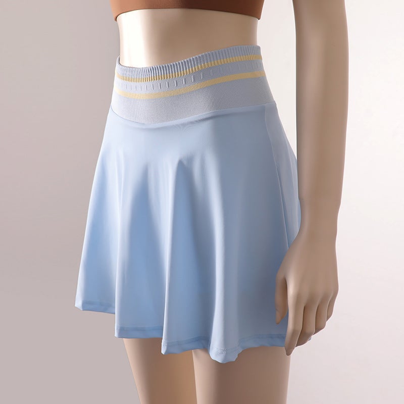 Generic Quick-dry Tennis Skirt for Women Iceland blue 