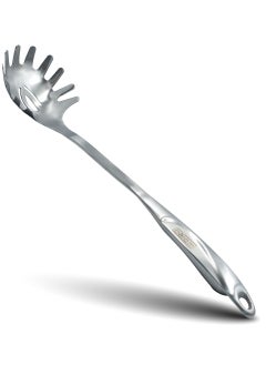 Beram Pasta Server Spatula, S-shaped, 304 Stainless Steel, Cooking Tool, Kitchen Utensils, Serving Spoon, Food Grade, Compact, Mirror Finish  - Image 1