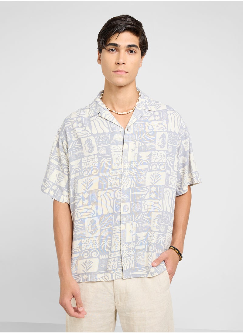 JACK & JONES Jjwayne Wayne Printed Shirt  - Image 1