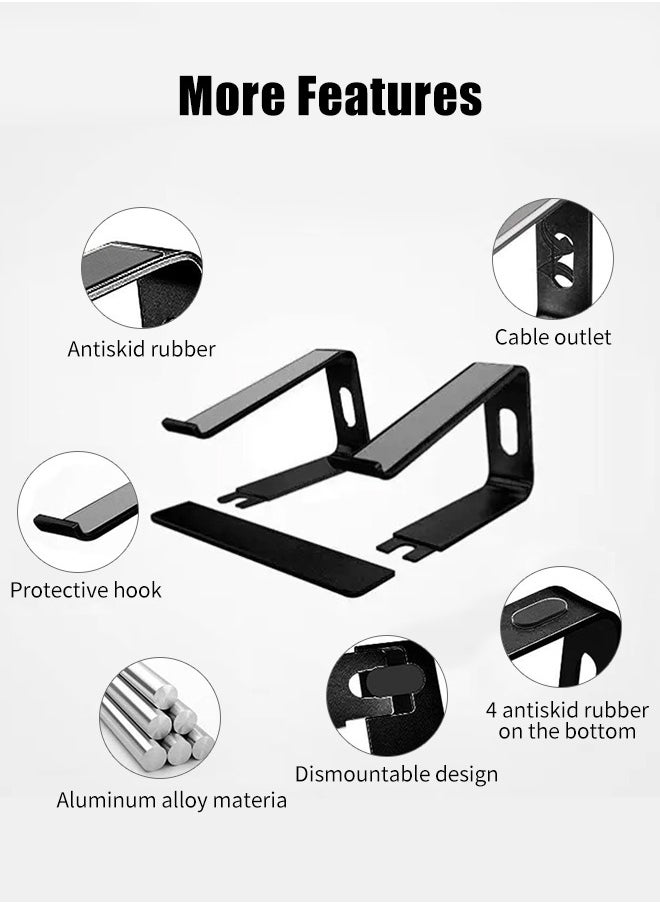 APEX Laptop Stand, Ergonomic Aluminum Laptop Computer Stand, Detachable Laptop Riser Notebook Holder Stand  - Image 5