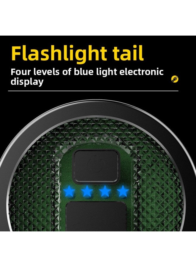Strong Flashlight Rechargeable Outdoor Super Bright P50 White Laser Long-range Household Rechargeable Condenser Waterproof Flashlight-Product Specifications:Sx27 Low Profile Version P50  - Image 3