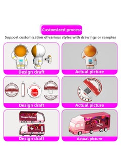 Generic Cartoon U Disk Custom Creative IP Corporate Image Advertising Logo Portable Disc Three-dimensional Small Gift High-speed 3.0USB-Color:Listing Commemorative Gift Usb Customized Mold Opening-Capacity:4GB  - Image 3