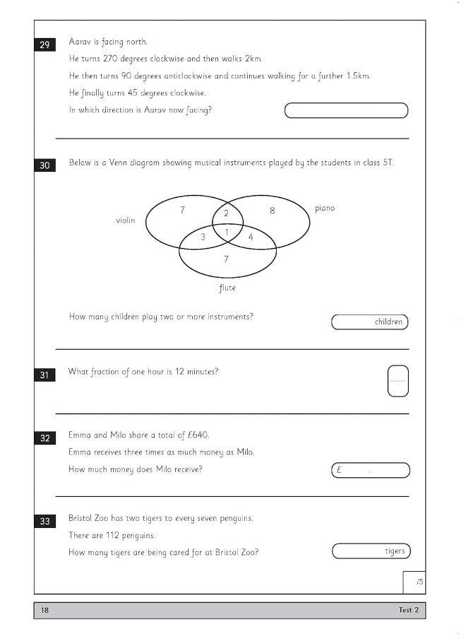 null - 11+ Mathematics Tests Ages 10-11 - Image 1