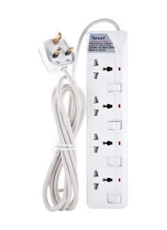 TERSEN Tersen Extension Bar with 4 sockets 5m Wire - 914-5m  - Image 1