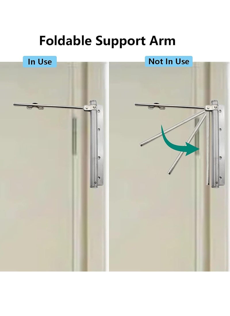 Generic Durable and Secure Automatic Door Lock for Doors Adjustable Quick Closing Door Lock Smooth and Noiseless for Home or Commercial Use  - Image 2