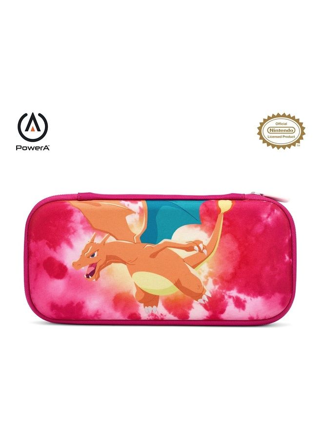 PowerA Slim Case for Nintendo Switch Systems - Tie Dye Charizard, Protective Case, Gaming Case, Console Case, Accessories, Storage, Officially licensed - Image 1
