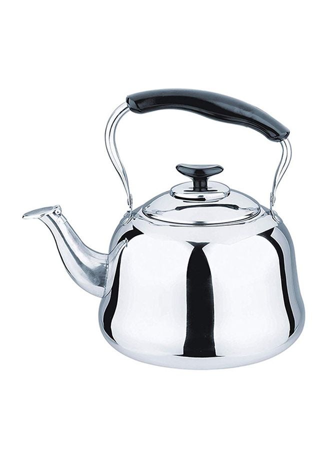 Royalford Stainless Steel Whistling Kettle Silver 5Liters - Image 1