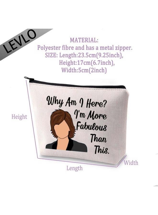 LEVLO Funny Housewives Gifts I'm More Fabulous Than This Makeup Bags Housewives Party Reality TV Gifts(More Fabulous) - Image 2