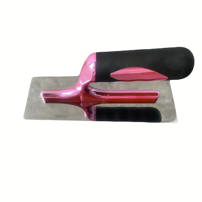 Pink 9 45inch Stainless Steel Drywall Trowel Putty Knife Mud Scraper Wall Finishing Painting Tool - Image 2