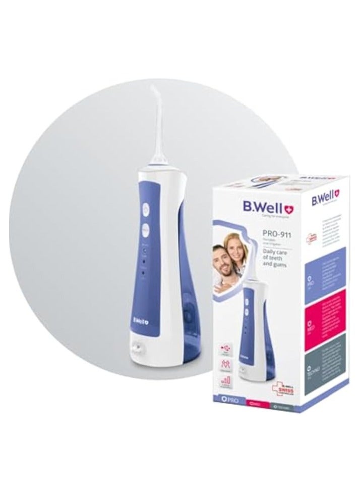 B.Well B.Well PRO-911 Portable Oral Irrigator – Compact, Rechargeable & Travel-Friendly - Image 1