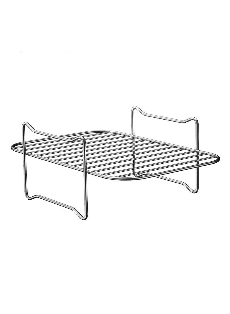 عام طقم مشويات لأجهزة القلاية الهوائية، يتضمن رفّين أحادي وثنائي الطبقات، غير مخصصين للتبخير، لتلبية مختلف الاحتياجات مثل الشوي والخبز. - Image 4