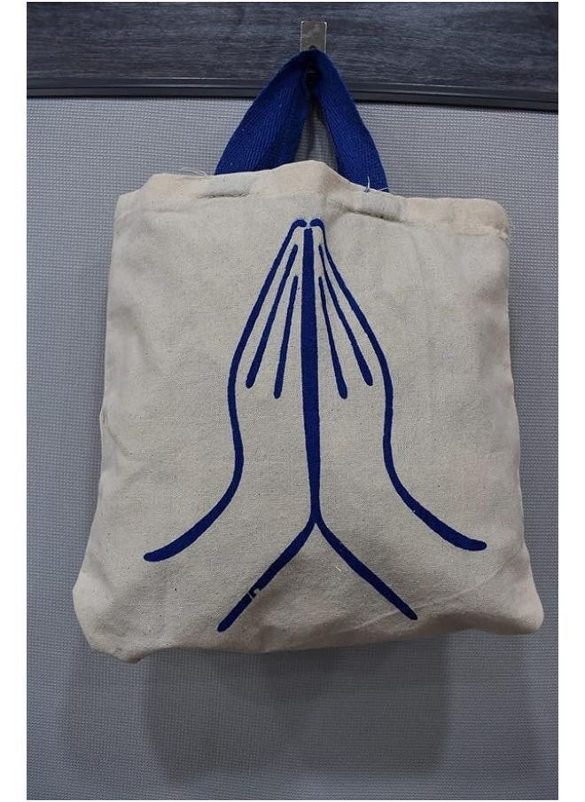earthsave Earthsave Namaste Bag Bundle of 10 Reusable Eco Friendly Cotton Bags.  - Image 3