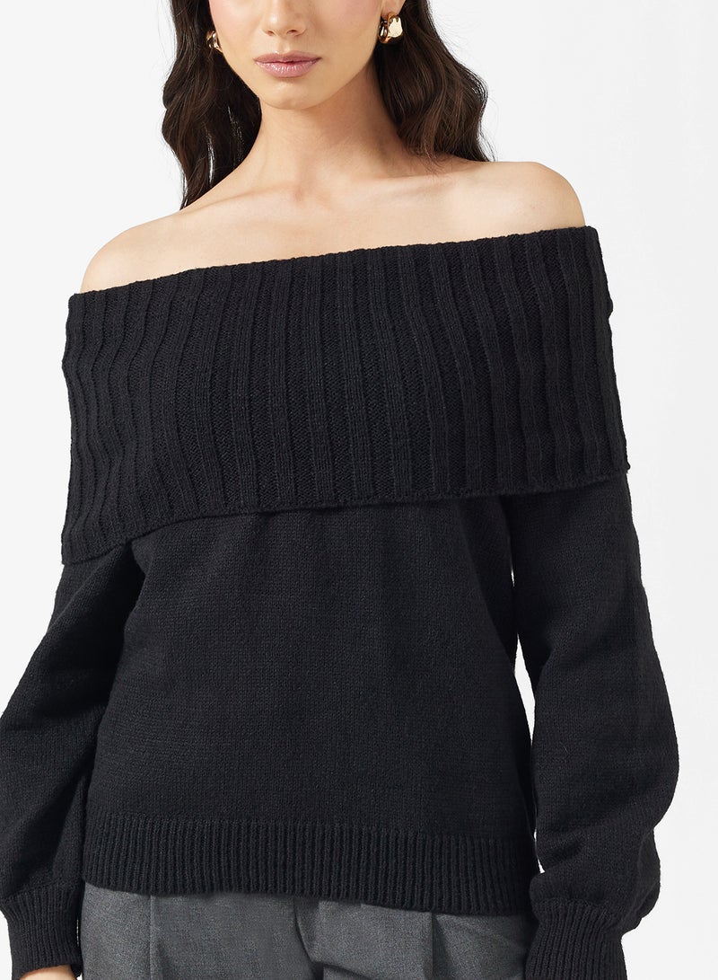 ELLA Off Shoulder Sweater - Image 3