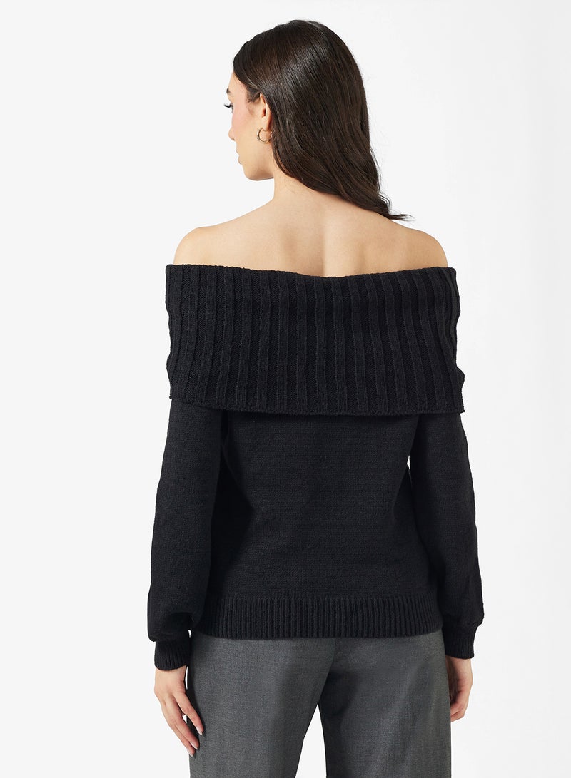 ELLA Off Shoulder Sweater - Image 2
