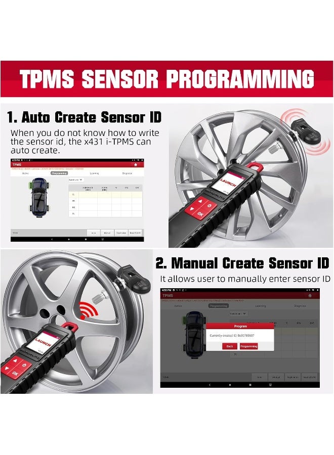 Launch LAUNCH X431 i-TPMS Handheld Tire Pressure Monitor  - Image 4