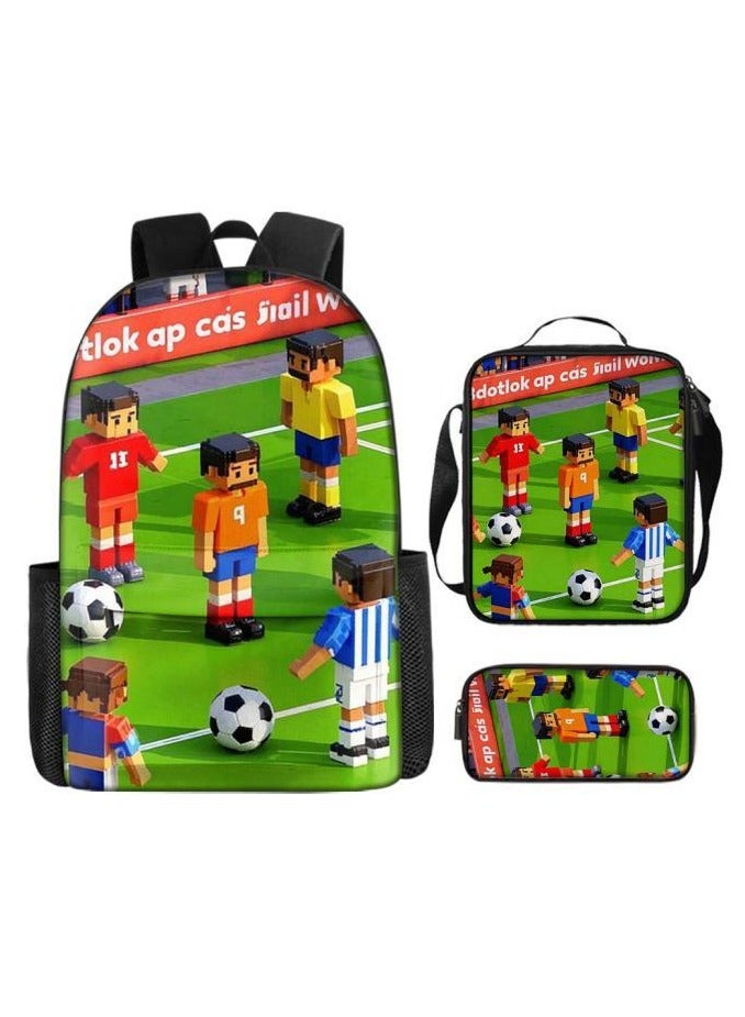 The latest universal cartoon new three-piece schoolbag (for students, teenagers, children) - 641 