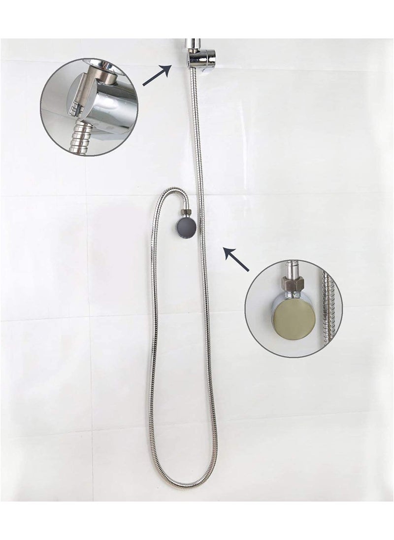 PISTIS Pistis Bathroom Hand Shower Portable Bidet With Toilet Jet Spray Silver  - Image 5