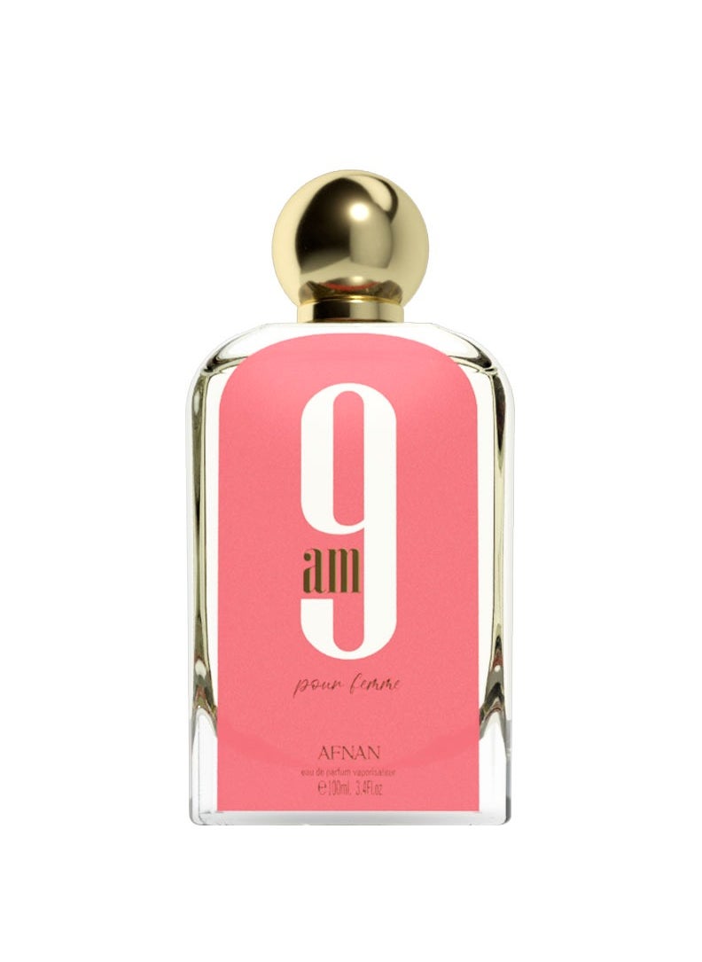 Afnan 9 AM Pour Femme Eau De Parfum for Women, 100 ML  - Image 1
