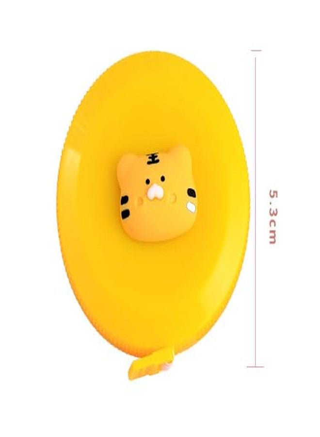 Junfamilee Elephants 60In/150cm Double Sided Tape Measure Cute Cartoon Animal Plastic Retractable Tape Measure Portable Measuring Tools Body Soft Measuring Tapes Tailor Sewing Measuring Tape Measure (3H045) - Image 5