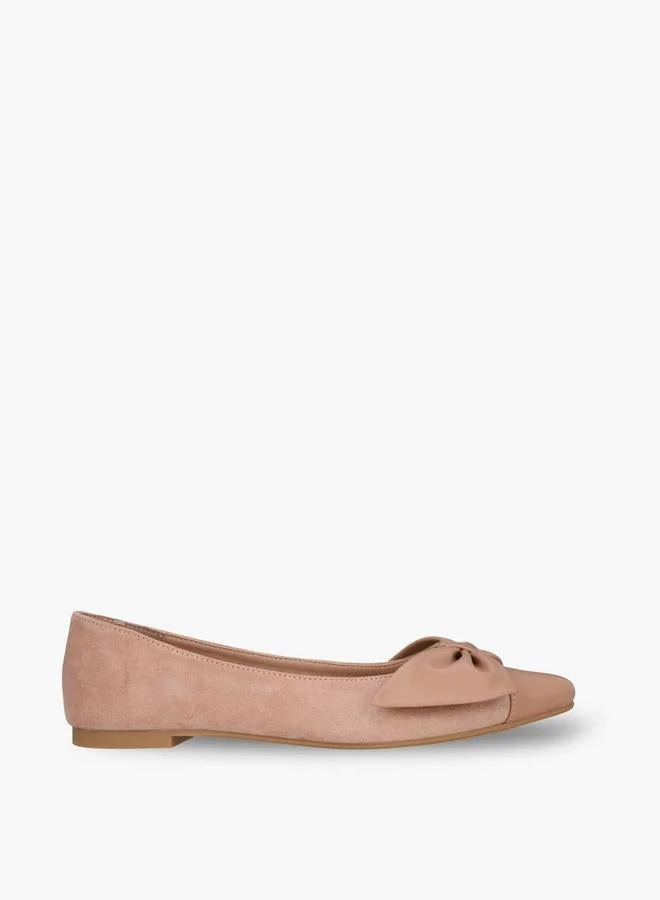 فلورا بيلا من شو إكسبرس Women Bow Accent Ballerina Shoes
