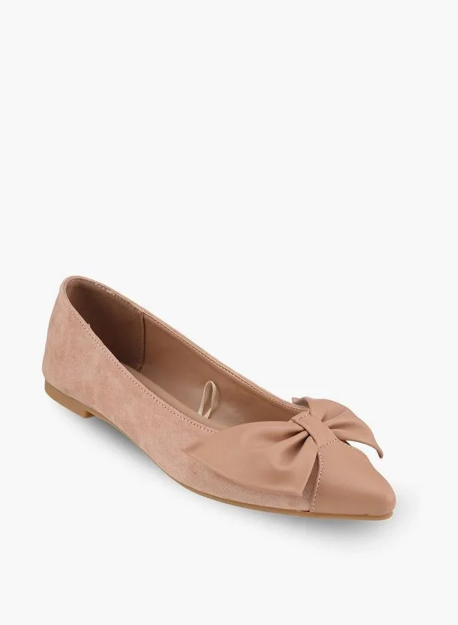 فلورا بيلا من شو إكسبرس Women Bow Accent Ballerina Shoes