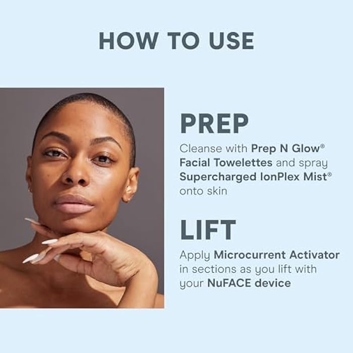 NuFACE Prep-N-Glow Facial Towelettes - 2-in-1 Exfoliating + Cleansing Makeup Remover Wipes, Hyaluronic Acid Travel Face Wipes to Hydrate & Brighten for Glowing Skin - 5 Individually Wrapped Cloths - Image 5