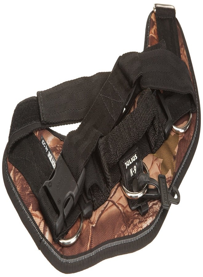 JULIUS K9  Julius-K9 Idc-Powerharness with Siderings Size. 0 "Woodland - Image 2