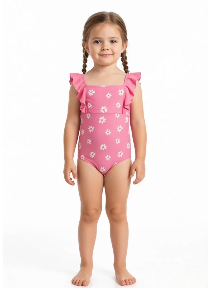 Cetus Swimsuit Tinny Flowers Kids (Pink)