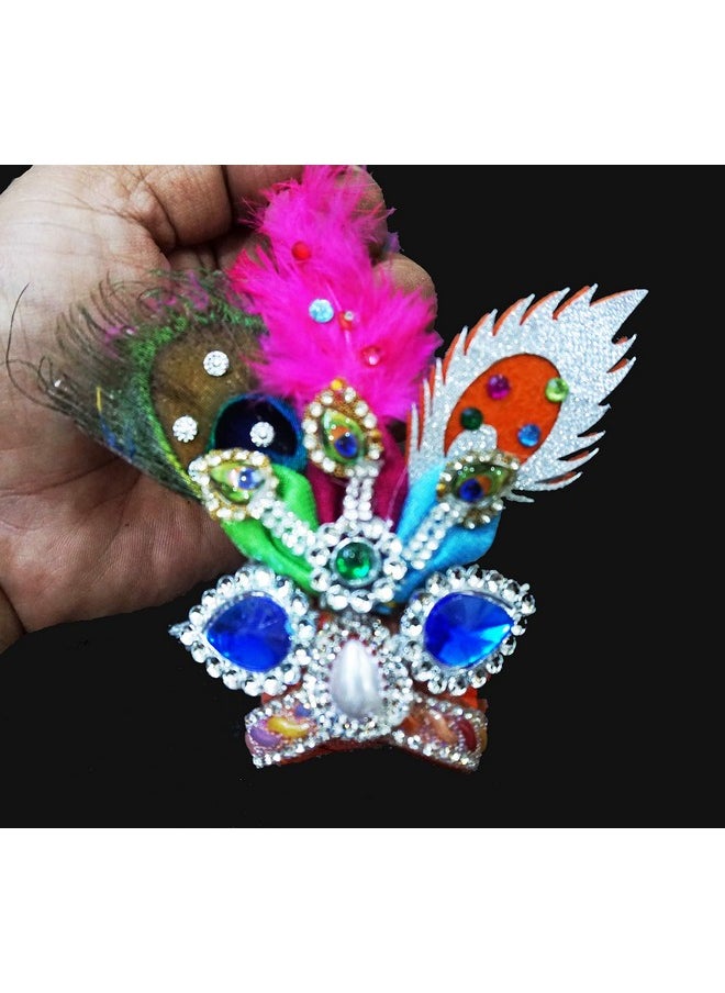 Dhinchak DHINCHAK® Laddu Gopal Pagdi Set pagdi Special for Kanha Ji Size 5 no Bhagwan Home mandir for bigLaddu Gopal  - Image 1