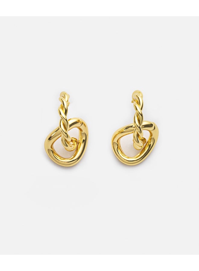 Ipekyol Intertwined Metal Earrings  - Image 3