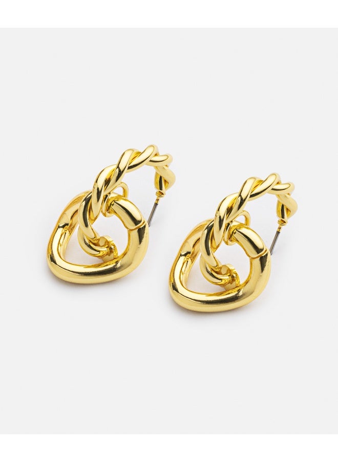 Ipekyol Intertwined Metal Earrings  - Image 2