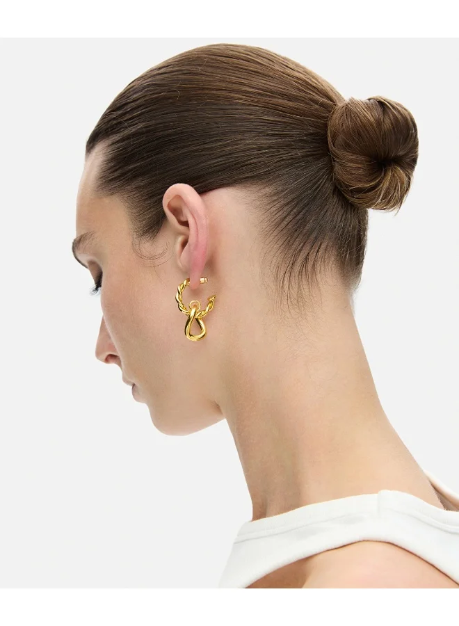 Ipekyol Intertwined Metal Earrings
