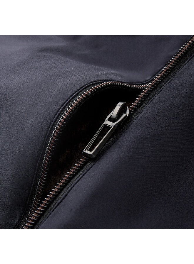 Firs Fleece-lined Autumn Winter Men's Jacket Lapel Warm Slim Business Casual Commuter Coat Shirt - Image 4