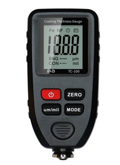 ار اند دي مقياس سماكة طلاء السيارات TC100 مقياس سمك طلاء السيارات المحمول باليد 0-1300 ميكرومتر لكل من الفولاذ والألومنيوم المعدني الأساسي، تحقق من طلاء السيارة الأصلي مقياس طلاء السيارات  - Image 1