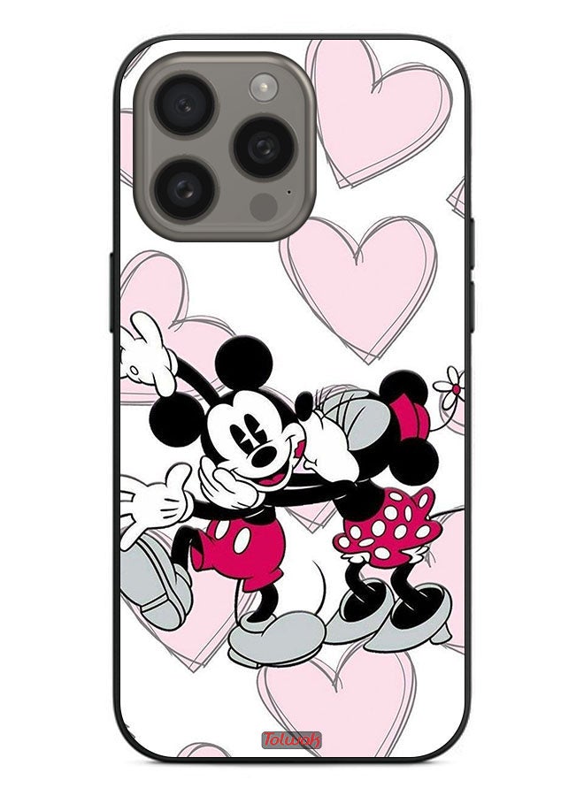 Tolwak Apple iPhone 15 Pro Protective Case Cover Mickey Mouse Hug - Image 2